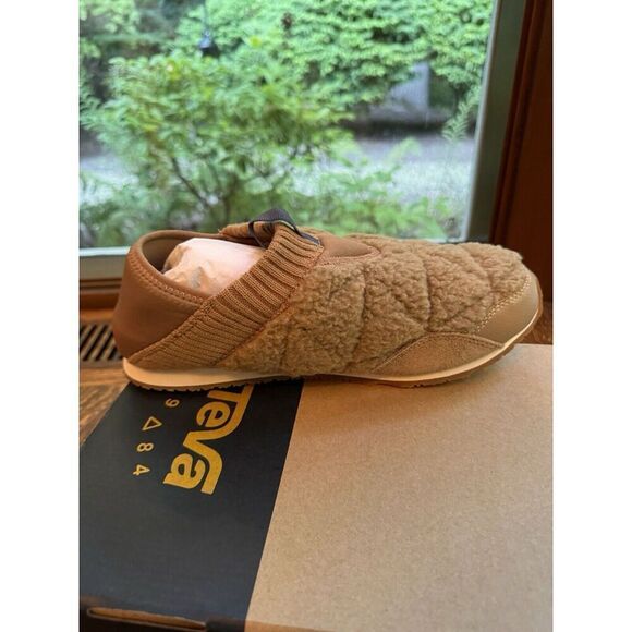 New Teva ReEmber Moc Fleece Mule Shoes Sand Dune Brown Womens US Size 6 - Picture 5 of 8